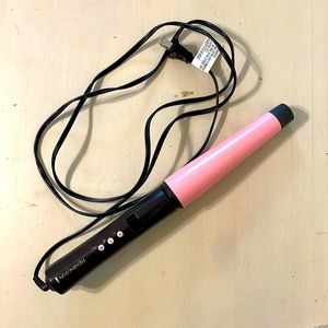 Remington Pearl Digital Ceramic Curling Wand 1 - 1 1/2-inch - Pink